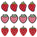 Strawberry Iron on Patches, Strawberry Embroidered Appliques Sew on Patches for Clothing, Hats, Backpacks, Jackets, and Bag 12Pcs - color: Strawberry Patches 12Pcs