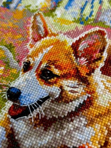 RIOLIS 2303 Meeting in the Forest Counted Cross Stitch Kit 8.25 x 11.75 in - style: Meeting in the Forest 2303
