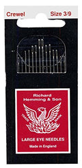 Colonial Needle HW235-3-9 Richard Hemming Embroidery/Crewel Needle, Size 3-9