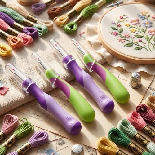 4 PCS Seam Ripper Stitch Remover Tool Embroidery Supplies 2 Sizes