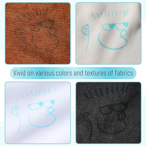Mr. Pen- Washable Fabric Markers for Sewing, 5 Pack, Blue - size: 5 Pack