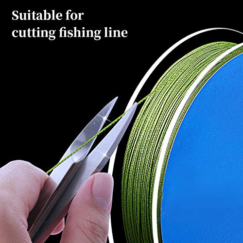 Newness Thread Snips, Sewing Snips with Protective Plastic Sleeve, Mini Small Snippers Shears Trimming Nipper Clipper for Variety of Material, Fishing Line, Fabric, DIY, Yarn Scissors, 4.72 Inch Long