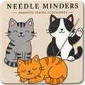 Kraftex Magnetic Needle Minder. Needleminder for Embroidery & Sewing. Cute Needlepoint Accessories. Magnetic Needle Holder for Cross Stitch. Cute Magnet Pin Gift - color: Cats