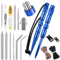 Shimeyao 12 Pcs 2026 Update Paracord FID Knotter Tools Set, Blue - color: blue