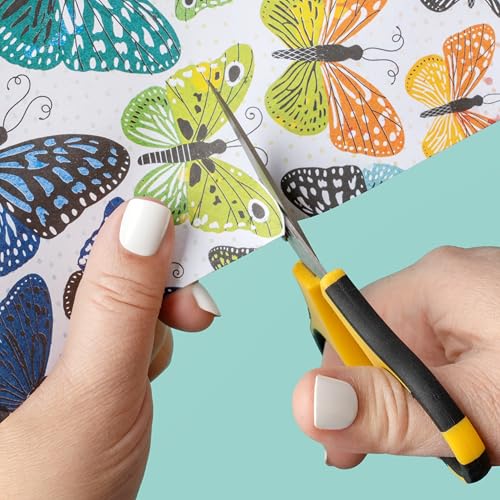 American Crafts Cutter Bee Herb Scissors 4/Pkg-Yellow/Black - style: 4 Pack