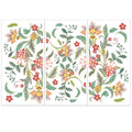 OLYCRAFT 3pcs/Set Boho Rub on Transfers for Furniture and Crafts 6x12 inch Paisley Furniture Decals Flower Theme Transfer Stickers Rub on Decals for Wood Furniture Home Decor - style: Paisley