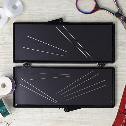 Needle-Safe Magnetized Needle Case, Rectangle 4.5x1.75 Inches, 1 Case