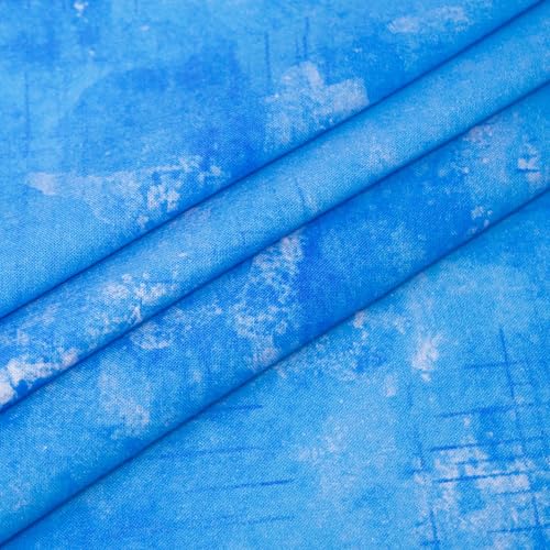 ROC-lon® 100% Cotton, 108" Wide, Preshrunk, Lightweight, Quilt Backing Fabric for Sewing and Craft Tone On Tone Blue, Cut By Yard - color: Tone on Tone Blue, size: Cut by the yard
