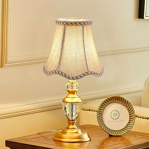 Fuloon Small Clip on Chandelier Lamp Shades, 6 Pack, Sand Beige - color: Sand Beige, size: 6 Pack
