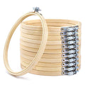 Caydo 12 Pieces 6 Inch Embroidery Hoops Set Bulk - style: 6 Inch