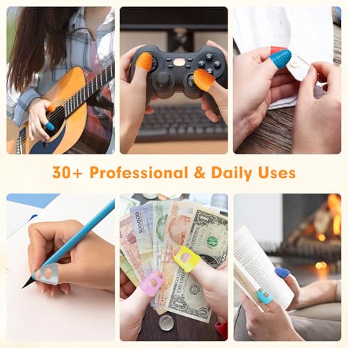 20 Pieces Rubber Finger Covers for Hand Sewing with Finger Protection