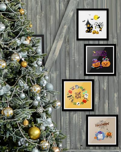 TINDTOP Halloween Embroidery Kit for Adult, Embroidery DIY Starter Kit - color: Halloween 4 Kits