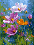 Moohue 14 ct Counted Cross Stitch Kits for Adults Flowers Cross Stitch Patterns Stamped Printed Cross Stitch Kits (Flowers 10) - color: Flowers 10