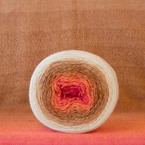 Scheepjes Cotton Whirl Yarn, 797 Cutie Pie, 1000m Cotton Cake for Craft - color: 797 Cutie Pie