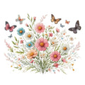 HKLIOPU Stamped Cross Stitch Kits - Floral Embroidery Starter Kit for Adult Beginners, 11CT Needlepoint Cross-Stitch Patterns Dimensions Kit Arts and Crafts 16x16 inch - color: SZX-US-LZ195