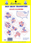 Aunt Martha's State Flowers Iron On Transfer Pattern Collection, All 50 States