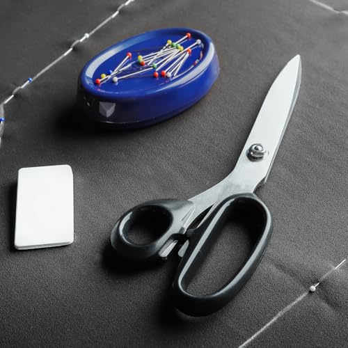 HARFINGTON 2pcs Magnetic Pin Cushion Square Plastic Magnetic Sewing Pin Holder Storage Case Needle Cushion Tool for Sewing Projects, Green - color: Green