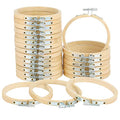 Caydo 24 Pieces 4 Inch Embroidery Hoops Bulk - style: 4 Inch