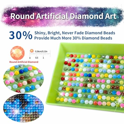 JATOK Diamond Painting Kit for Adults, Peony Bouquet, 27.5 x 15.7 in - color: Ruby