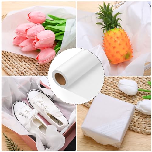 Tracing Paper Roll 17 in × 25 yd, White Translucent for Sewing, Drawing - size: 17in x 25yd