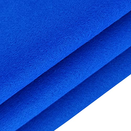 Jtnohx Color Felt Sheets 1 Square Yard Craft Felt Fabric Blue 1.4mm - color: Blue