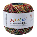 golo Crochet Thread Size10 Space-Dyed Yarn for Hand Knitting D610 - color: D610