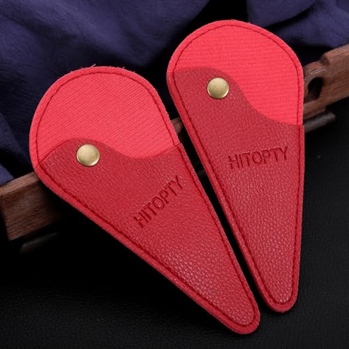 2-Pack 5.3 inches Small Scissors Protective Cover - color: red