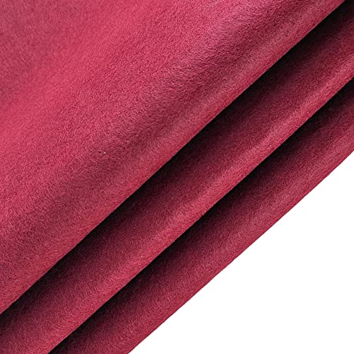 Jtnohx Color Felt Sheets 1 Square Yard Craft Felt Fabric Maroon 1.4mm - color: Maroon