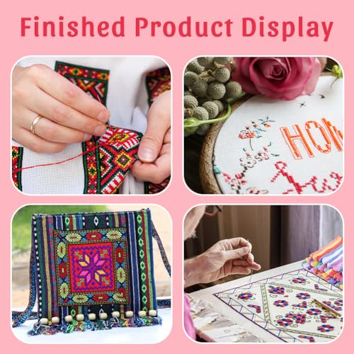 Embroidery Thread Friendship Bracelet String Cross Stitch Threads - color: 36 Colors 10 PCS