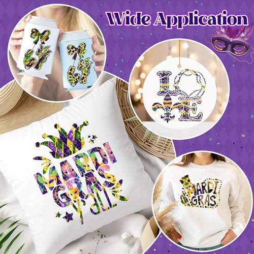 HTVSTD Mardi Gras Sublimation Transfer Ink Paper 10 Sheets 12 * 10in - color: Bullet-10