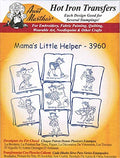 Mama's Little Helper Aunt Martha's Hot Iron Embroidery Transfer
