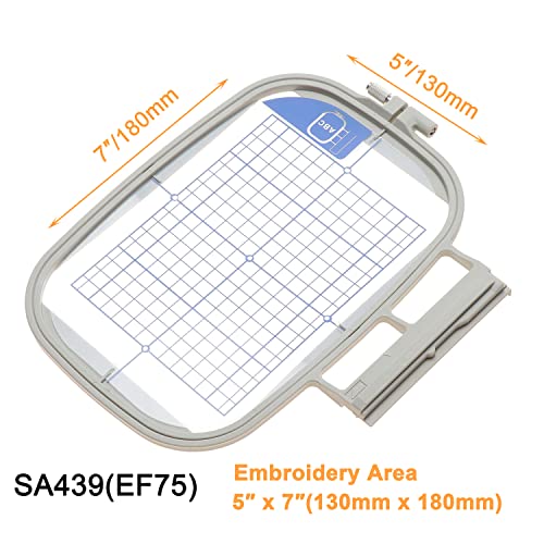 New brothread Embroidery Machine Hoop SA439 with 5"x7" Embroidery Area - size: 5"x7"