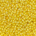 Czech 6/0 Glass Seed Beads 20 Grams 280 Pcs (Light Yellow) - color: Light Yellow