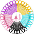 72 Pcs Embroidery Scissors Set Small Craft Scissors for School Kids Lightweight Detail Stainless Steel Scissor with Protective Cover Straight Tip for DIY Sewing Student Office Teacher Art Supplies