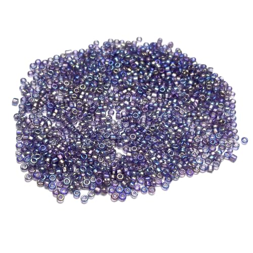 GLRXMX 2100Pcs Glass Beads 2mm Round Seed Beads for Jewelry Making - color: DustyRose