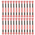 HARFINGTON 24 Skeins Embroidery Floss 8m Each Egyptian Long Fiber Cotton Cross Stitch Thread 26S/2x6 for Embroidery Projects Bracelet, Dark Pink - color: Dark Pink
