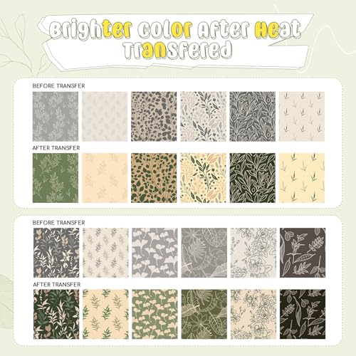 Green Boho Sublimation Transfer Ink Paper 12 Sheets 12 * 10in - color: Baseball-24