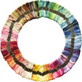 Embroidery Floss Rainbow Color 50 Skeins Per Pack Cross Stitch Threads Friendship Bracelets Floss Crafts Floss