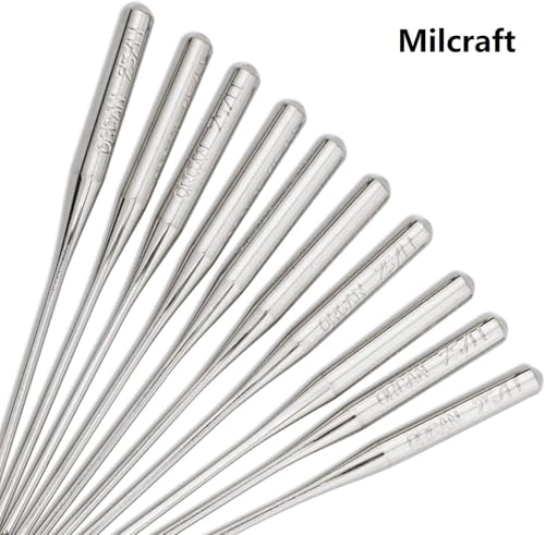 50 Pcs Embroidery Sewing Machine Needles Size 75/11 130/705H HAx1 Sewing Needles for Brother Sewing Machine (10 Pack of 5 Needles)