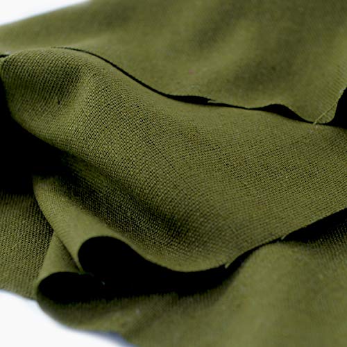 Rose Flavor Pre-Cut Quilting Linen Fabric,Craft Cloth,DIY for Sewing Crafting 60" by 1 Yard(Army Green) - color: Army Green