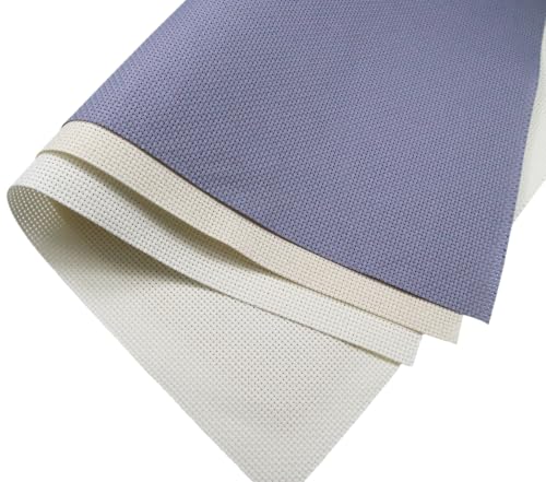 KCS 3 pc of 15" x 18"(38cmx45cm) 11 Count Cross Stitch Cotton Aida Cloth Needlework Rolled Fabric Box,11CT,Antique White+Oatmeal+Light Steel Grey - color: Antique White+oatmeal+light Steel Grey, size: 11CT