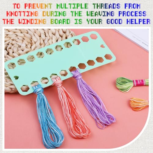 16 Skeins Embroidery Thread, 8 Color Cross Stitch Thread - color: Colorful Series