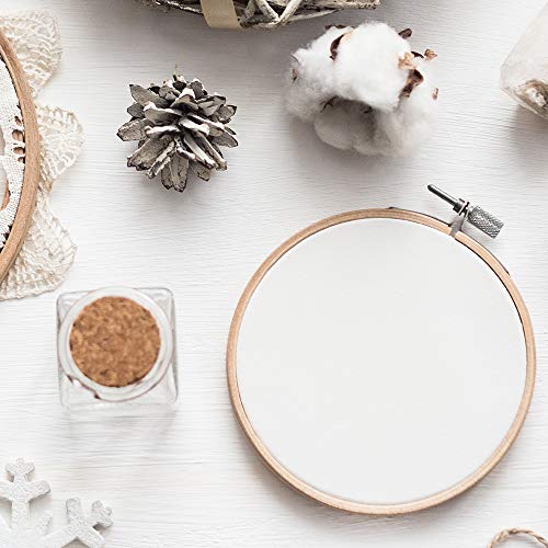 Pllieay 12 Pieces 3 Inch Embroidery Hoops Bamboo Circle - style: 3 Inch