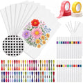Mifoci 91 Pcs 18 Mesh Needlepoint Canvas Kit, 8 Pcs 12"x18" Blank Mesh - size: 12x18 Inch