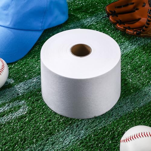 Tegeme Caps Tear Away Embroidery Stabilizer 4'' x 50 yd Roll,White - color: White