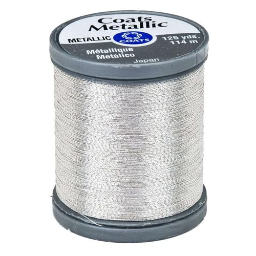 Metallic Thread 125 Yards-Silver