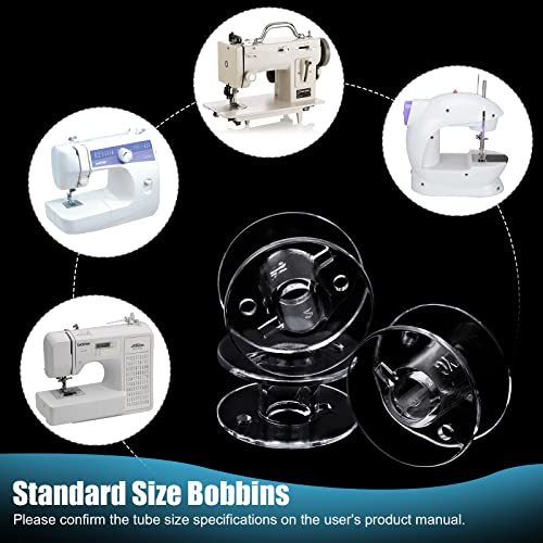 100 Pcs Bobbins, Bobbins for Brother Sewing Machine, Plastic Bobbin, Sewing Bobbins Class 15 Bobbins, Bobbins for Singer Sewing Machine Bobbins for Sin-ger/Bro-Ther - size: 100 PCS