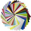 Zorfeter Cotton Fabric Bundles, 8" x 8", 50 Pcs, Solid Color - size: 8x8 Inch
