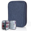 Katech Crochet Hooks Case - Portable Travel Crochets Storage Case Blue - color: Blue