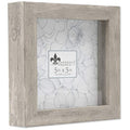 Lawrence Frames Shadow Box Frame, 5x5, Natural Gray - color: Natural Gray, size: 5 x 5 inches